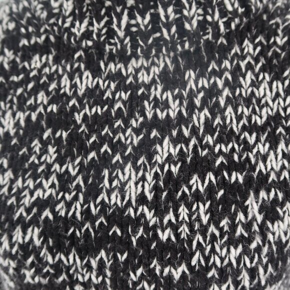 Bristol Club Women's Black White Chunky Knit Turtleneck Sweater Size Small - Picture 5 of 10